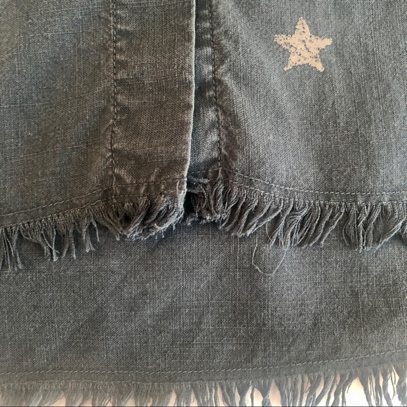 cloth & stone Top Shirt Chambray Blue with Scattered Silver Stars ANTHRO Medium - Picture 13 of 16